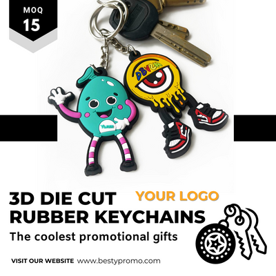 Why Custom Rubber Keychains Are an Excellent Promotional Tool for Your Brand