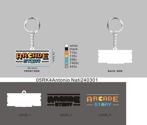 Custom rubber keychains-05RK4Antonio Nati240301