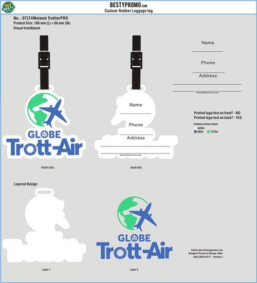 CUSTOM LUGGAGE TAG 07LT4Melanie Trottier