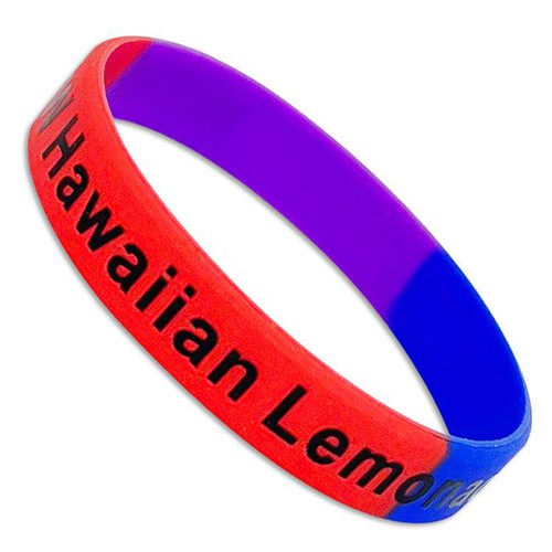 Custom Segmented Silicone Wristbands