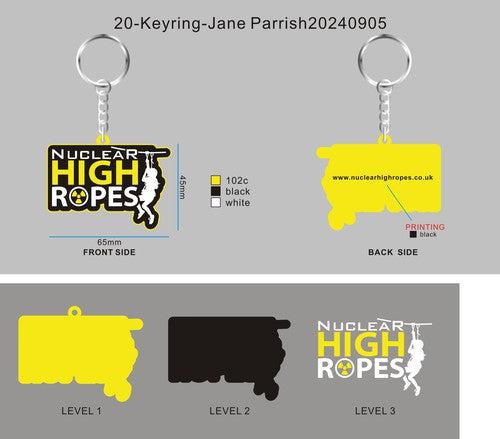 CUSTOM RUBBER KEYCHAINS- 20-Keyring-Jane Parrish