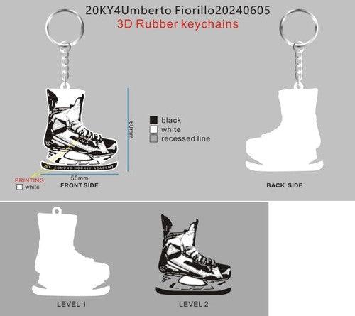 CUSTOM SHOE CHARMS AND KEYCHAINS-20KY4Umberto Fiorillo