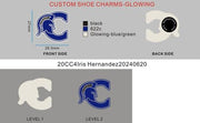 CUSTOM SHOE CHARMS-20CC4Iris Hernandez