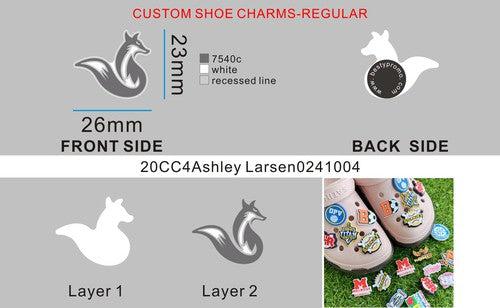 CUSTOM SHOE CHARMS-20CC4Ashley Larsen