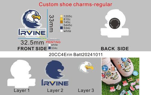 CUSTOM SHOE CHARMS-20CC4Erin Batt