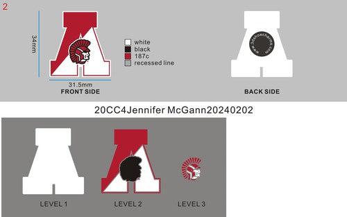 CUSTOM SHOE CHARMS -20CC4Jennifer McGann