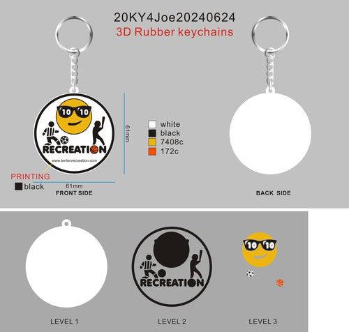 CUSTOM RUBBER KEYCHAINS-20CC4Joe