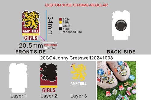 CUSTOM SHOE CHARMS-20CC4Jonny Cresswell