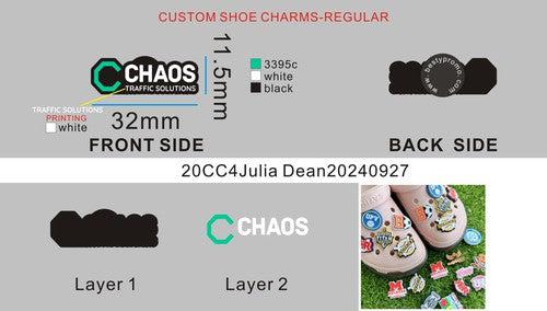 CUSTOM SHOE CHARMS- 20CC4Julia Dean