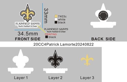 CUSTOM SHOE CHARMS-20CC4Patrick Lamorte