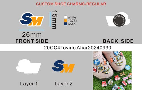 CUSTOM SHOE CHARMS-20CC4Tovino Afiar