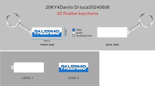 CUSTOM RUBBER KEYCHAINS-20KY4Danilo Di luca