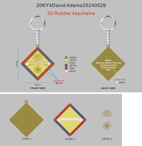 CUSTOM RUBBER KEYCHAINS - 20KY4David Adams