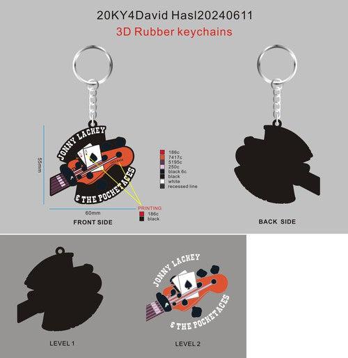 CUSTOM RUBBER KEYCHAINS - 20KY4David Hasl