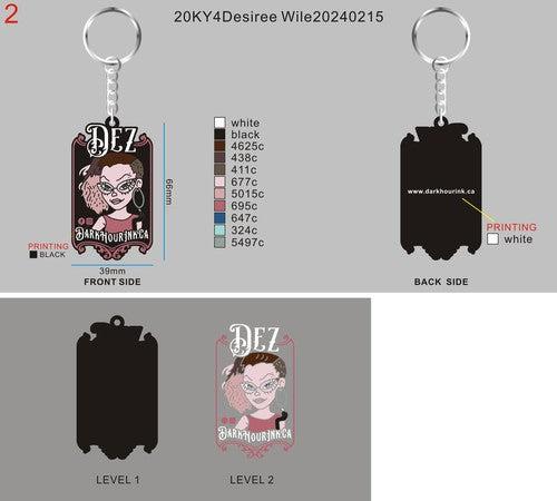 CUSTOM RUBBER KEYCHAINS - 20KY4Desiree Wile