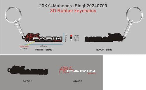 CUSTOM RUBBER KEYCHAINS-20KY4Mahendra Singh