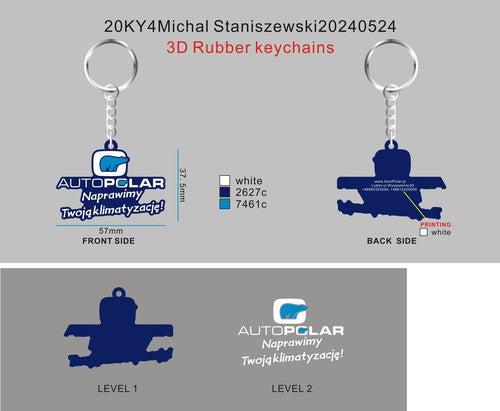 CUSTOM RUBBER KEYCHAINS - 20KY4Michal Staniszewski