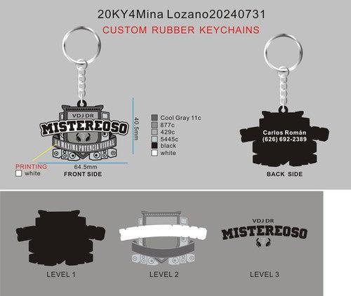 CUSTOM RUBBER KEYCHAINS-20KY4Mina Lozano