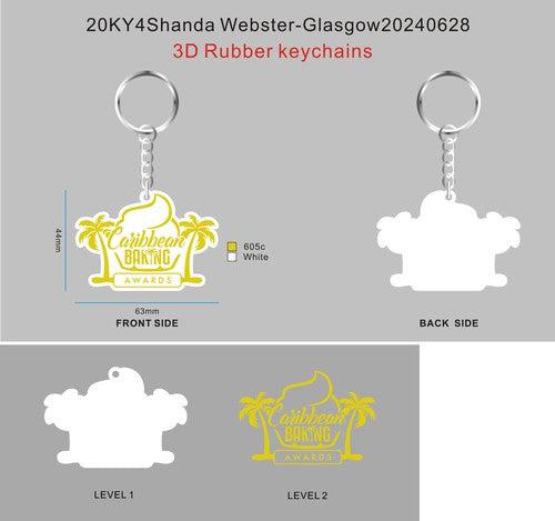 CUSTOM RUBBER KEYCHAINS-20KY4Shanda Webster-Glasgow