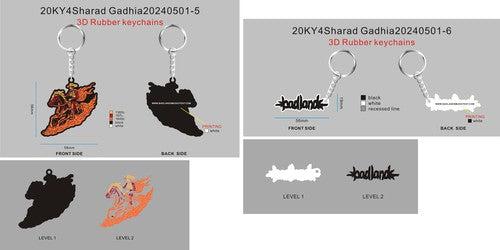 CUSTOM RUBBER KEYCHAINS -20KY4Blueprint Management (Alberta) Ltd