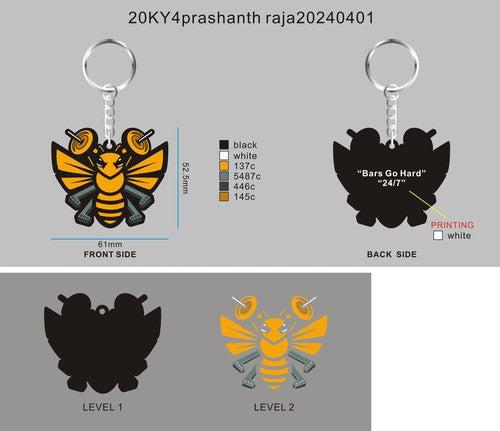 Custom keychains+Air freshiener - 20KY4prashanth raja