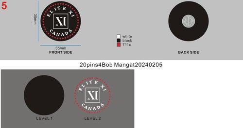 CUSTOM 3D PINS-20pins4Bob Mangat