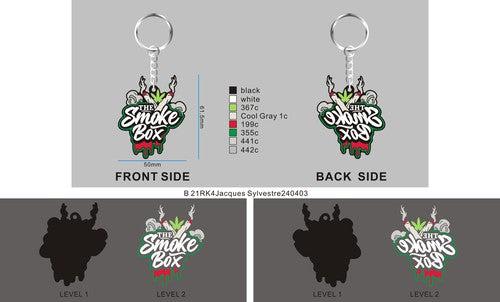 CUSTOM BOTH SIDES RUBBER KEYCHAIN-21RK4Jacques Sylvestre