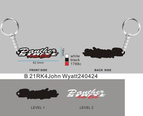 CUSTOM RUBBER KEYCHAIN 21RK4John Wyatt240424