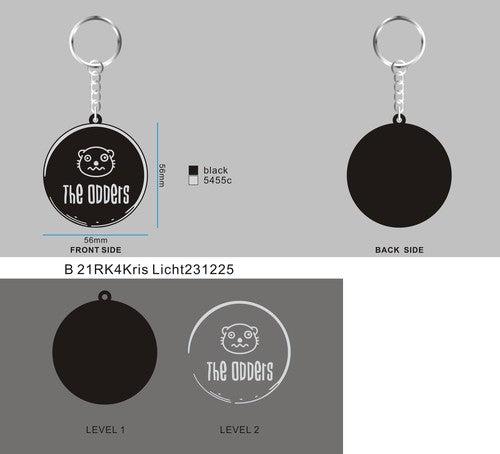 CUSTOM RUBBER KEYCHAIN-21RK4Kris Licht