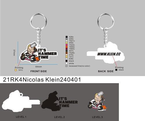 CUSTOM RUBBER KEYCHAIN-21RK4Nicolas Klein