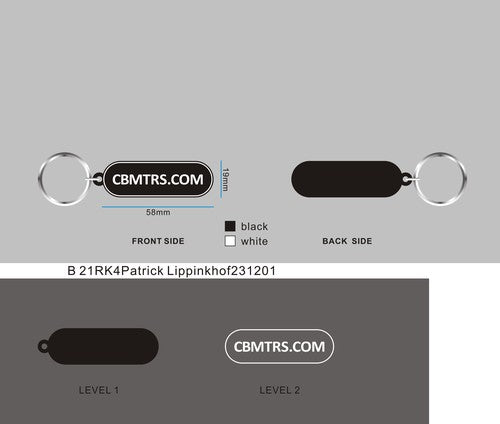 CUSTOM RUBBER KEYCHAIN Reorder 21-U6280