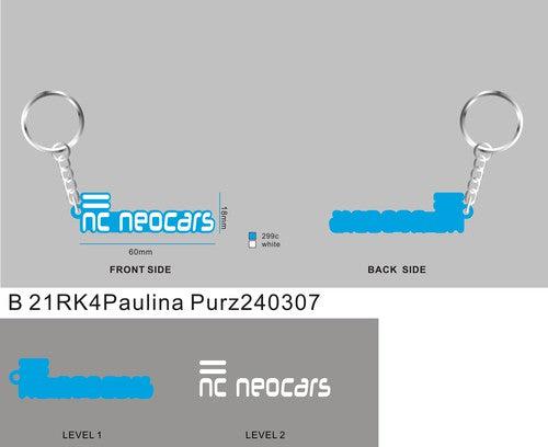 CUSTOM RUBBER KEYCHAIN-21RK4Paulina Purz