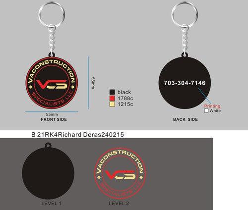 CUSTOM RUBBER KEYCHAIN-21RK4Richard Deras