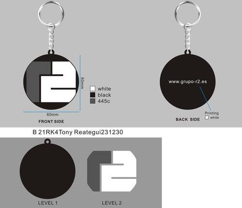 CUSTOM RUBBER KEYCHAIN-21RK4Tony Reategui