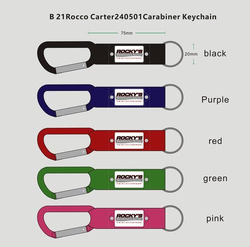 Carabiner Keychain  21Rocco Carter240501