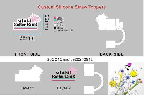 CUSTOM Straw Topper - 24CC4Candice20241005