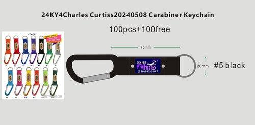 CUSTOM Carabiner Keychain - 24KY4Charles Curtiss20240508