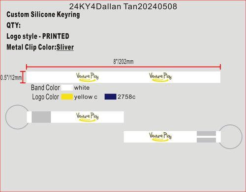 CUSTOM RUBBER KEYCHAINS -24KY4Dallan  Tan20240508