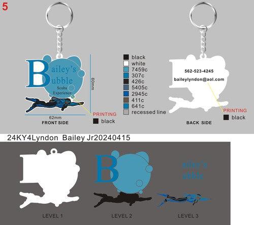 CUSTOM RUBBER KEYCHAINS - 24KY4Lyndon  Bailey Jr20240415