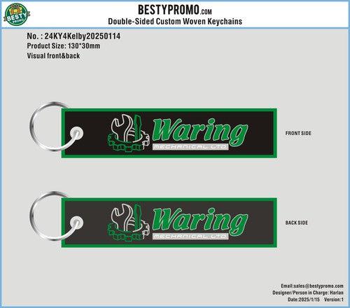 Custom Woven Keychains-24OT4Waring Mechanical20250115