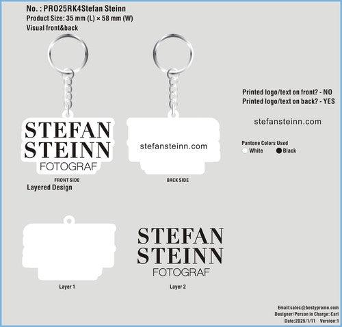 Custom 3D Die Cut Rubber Keychains-25RK4Stefan Steinn-