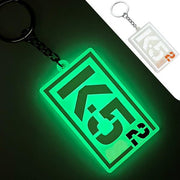 Custom Double-Sided 3D Glow-in-the-Dark Rubber Keychain