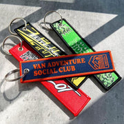 Double-Sided Custom Woven Keychains