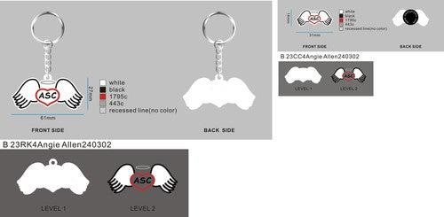 CUSTOM CHARMS/RUBBER KEYCHAIN-23CC/RK4Angie Allen240302