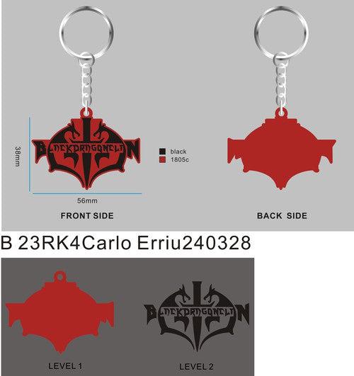 CUSTOM RUBBER KEYCHAIN-23RK4Carlo Erriu240328