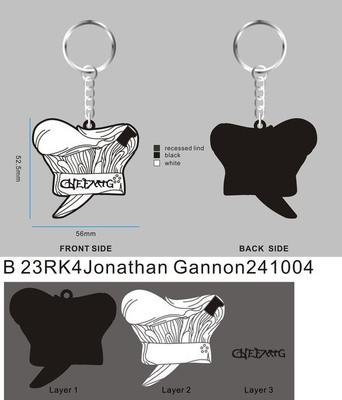 CUSTOM RUBBER KEYCHAIN-23RK4Jonathan Gannon241004