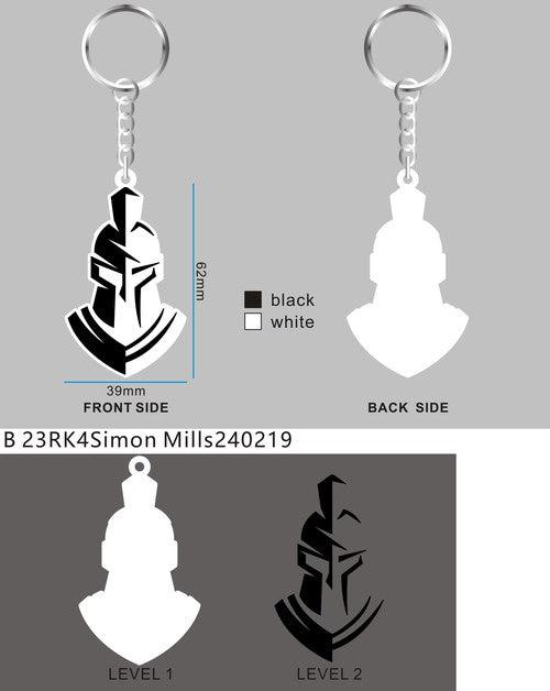 CUSTOM RUBBER KEYCHAIN-23RK4Simon Mills240219