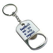 Custom Dog Tag Metal Keychain Bottle Opener