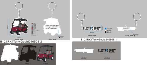 CUSTOM RUBBER KEYCHAIN  21RK4Tony Gould