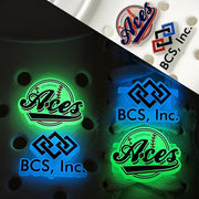 Custom GLOW-IN-THE-DARK versatile Shoe Charms